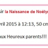 NF26042015 - Naissance Noelyne Favre 26.04.2015